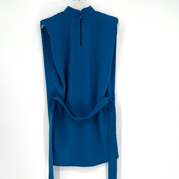 Amanda Uprichard Cleary Dress Womens XS Blue Cocktail Mini Vibrant - Picture 4 of 12